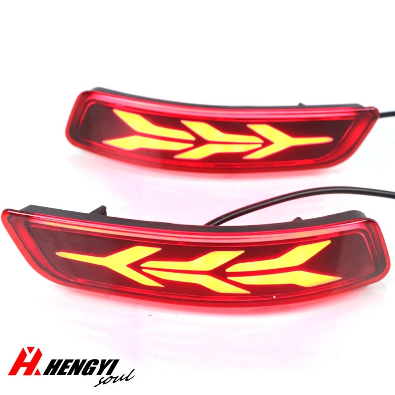 ZTT Rear Bumper Turn Signal Brake Light For 2014-2016 Toyota