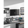 GECKOSTROLL 2-Tier Metal Computer monitor stand Laptop Desk Shelf &