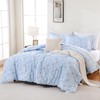 Yibeizi Queen Comforter Set, Cooling Lightweight Summer Bedding Comforter Sets,