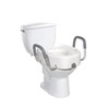 Drive Medical Premium Plastic Raised Toilet Seat with Lock and