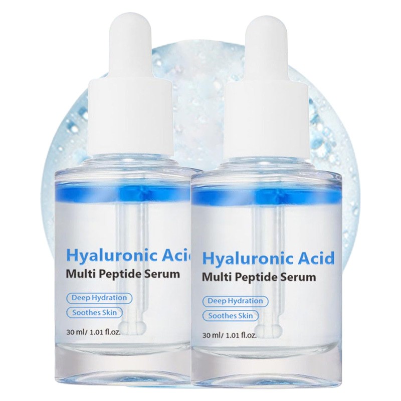 Hyaluronic Acid Serum Face Hydrating PDRN Liquid Peptide Gel Moisturizer