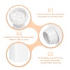 sourcing map 2PCS Flower Empty Foam Pump Bottle, 650ml Travel