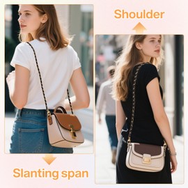 XXHUO Handbag Chain Strap, Adjustable Bag Straps For Crossbody Handbags Strap Replacement Handbag Chain Extender Shoulder Bag Strap Black And Gold 120cm Long