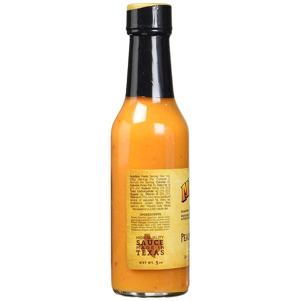 Mikey V's Peach Habanero Delight Hot Sauce 5oz 1-Pack