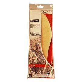 Alpina Women's 100% Real Lambswool with Latex Underside Warm Insoles 1 Pair - 9