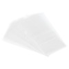 PATIKIL 250pcs 69x35mm Perforated Shrink Bands PVC Heat Shrink Wrap