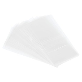 PATIKIL 250pcs 69x35mm Perforated Shrink Bands PVC Heat Shrink Wrap Bands Compatible Cap Diameter 39-42mm for Jar Cans, Clear