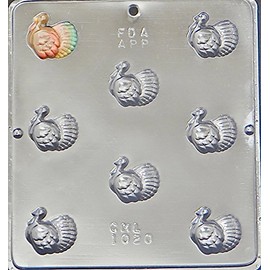 Turkey Piece Chocolate Candy Mold Thanksgiving 1020 Bite Size