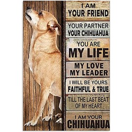 Rompecabezas de 1000 piezas para adultos  I Am Your Friend Your Partner  clásico lindo perro Chihuahua divertido rompecabezas educativo juego...      
