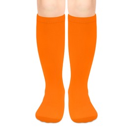 Orange Baseball Socks Youth Boys Baseball Socks Orange Youth Soccer Sock Kids 6-8 Girls Boys Soccer Sock 6-8 Years Old