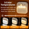 HESUSLA 2-Pack Motion Sensor Night Light, Rechargeable Wireless Magnetic LED
