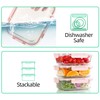 C CREST [10 Pack] Glass Meal Prep Containers, Food Storage
