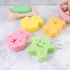 HOMSFOU Baby Bath Sponge, Skin Friendly Bath Scrubber for Newborn
