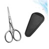 1set Portable Beard Scissors Grooming Shears Round Style for Home