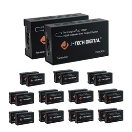 J-Tech Digital 4K HDMI Multiviewer Switch 4 in 1 Out, 4x1 4K 30Hz HDMI Quad Multiviewer Seamless Switcher with PiP, 6 Viewing Modes, Audio Extraction via Optical 3.5mm (JTECH-MV41AE)