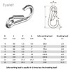 J Clarke Marine Pack of 2 - Carabiner snap hook