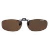 Polarized Sunglasses Glasses Attachment Type Brown M Clip-on Keeper Side Cover 9323-01 Round M Color Brown