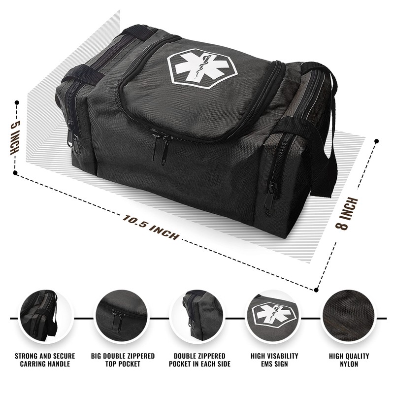 ASA TECHMED First Aid Responder EMS Emergency Medical Trauma Bag