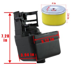 KIKITE GX160 GX200 Air Filter Housing with Air Filter Cleaner Assembly Compatible with Honda GX140 GX120 Generator Coleman CT200U-EX BT200X CT200U 17410-Z51-020