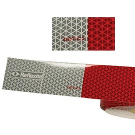 Reflexite DOT Red/White Reflective Tape - 2" x 150'