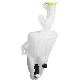 Robautoparts Washer Fluid Reservoir 2017-2023 For Jeep Compass MP Made of PE Plastic Includes Cap/Pump/Sensor CH1288272 68125516AA
