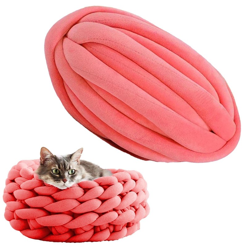Chunky Yarn | Big Twist Tubular Yarns for Knitting,Extra Thick
