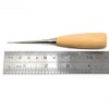 RERI Awl Wooden Handle Round Blade Awl 2 Pcs
