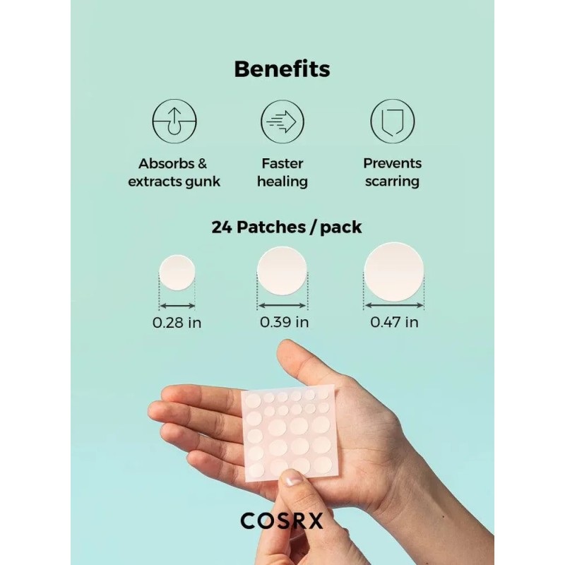 Parche Maestro Cosrx Ajuste Anti Acné 24pz Normal Día/noche