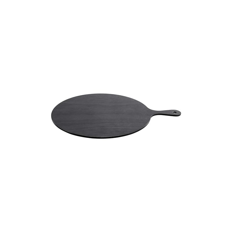 DEMDACO byDesign Serving Collection Charcoal Black Round 12.5 inch Bamboo