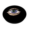 Purple Eye Eyeball With Eye Lashes