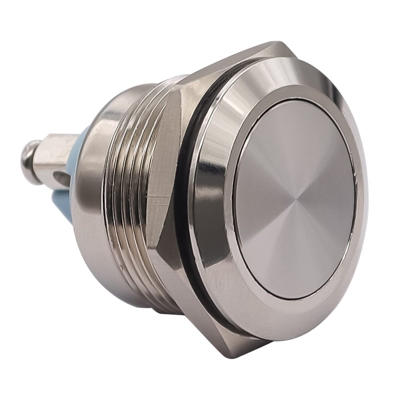 mxuteuk 22mm Momentary Push Button Switch Box Stainless Steel Metal