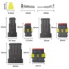 YIXISI 15 Sets Waterproof Quick Connectors, Waterproof Electrical Cable Connector