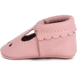 Freshly Picked Soft Sole Mary Jane Moccs, Blush Size 5