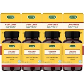 Jaseng Curcumin & Bioperine, 120 tablets, 4 pieces / 자생 커큐민 앤 바이오페린, 120정, 4개