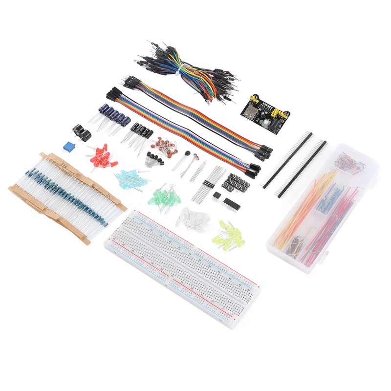 Electronics Kit Starter Fun Assortment Development Component with 830 Hole