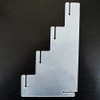 4 Tier Acrylic trapezoidal Display Stand, Clear Acrylic Display Shelf,Object
