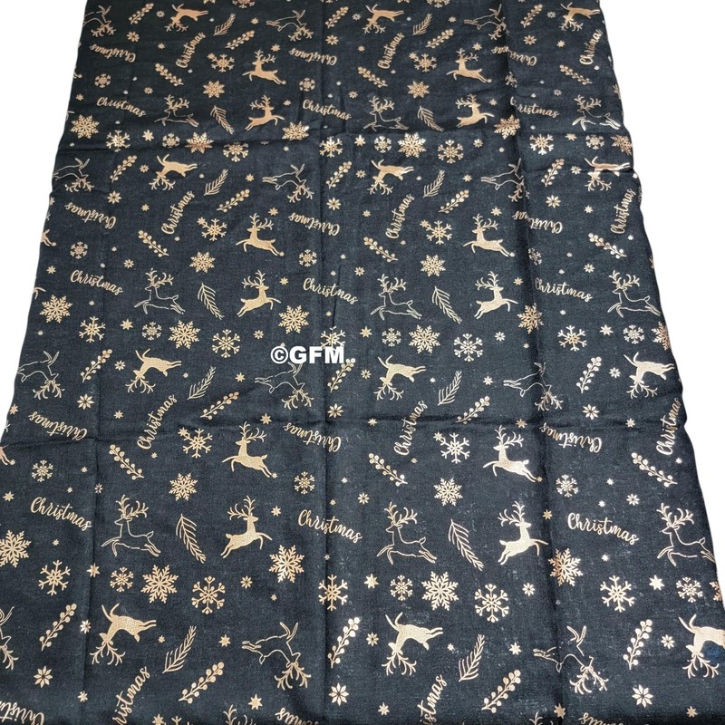 GFM Women's Christmas Scarf (CHRISSCF), Chris-2-kl-black