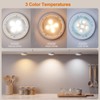 Bwaoo LED Puck Lights 6 Pack, Wireless Under Cabinet &