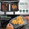 Hot Air Fryer Accessories Stackable, Grill Grate #304 Stainless Steel,