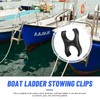 B00351PL-WS Marine Storage / Stowing Clip for Pontoon Boat Ladder