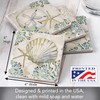 Thirstystone Playa Shells 4-Pack Assorted Tumbled Tile Stone Coasters with