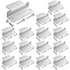 Anbte 16PCS Solar Panel Mounting Z Brackets, Aluminum Solar Panel