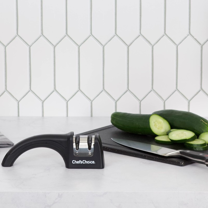 Chef'sChoice Manual Knife Sharpeners for 20-Degree Straight-Edge and Serrated Commercial