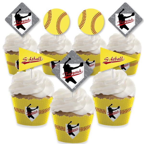 Big Dot of Happiness Grand Slam Fastpitch - Juego de