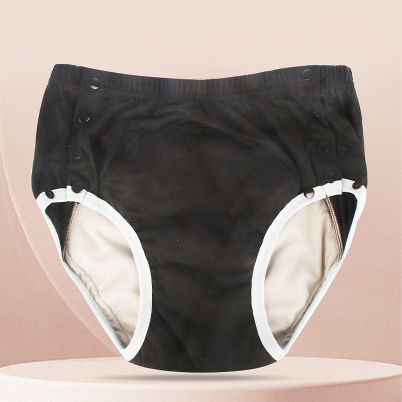 Adult Incontinence Pants for Leakage Cotton Breathable Reusable Urine Absorbing