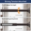 ENJOYBASICS Shower Curtain Rod 30 to 76 Inches, Stainless Steel