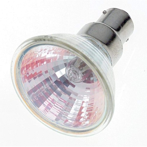 Satco S1972 50 Watt MR16 Halogen DC Bayonet Base 12