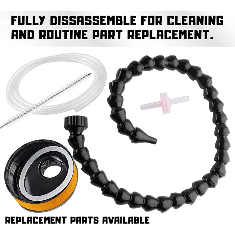 Giraffe Bottle Tower Hands Free Drinking System, Clear Tritan Bottle