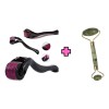 1 Derma Roller 0.5 Mm Facial Cabello Barba + Rodillo