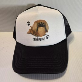 PEKINGESE DOG BREED Mesh Snapback Hat Cap Trucker